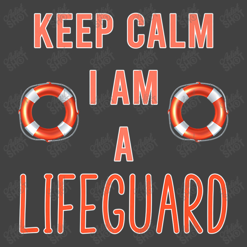 Police Keep Calm I Am A Life Guard Seashore Marine Police Duty Vintage T-shirt | Artistshot