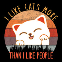 I Like Cats More Than People Cat Lover Maternity Scoop Neck T-shirt | Artistshot