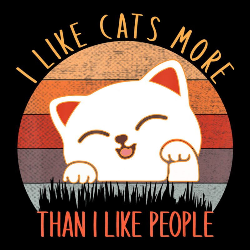 I Like Cats More Than People Cat Lover Maternity Scoop Neck T-shirt by Ashraf Sarah | Artistshot