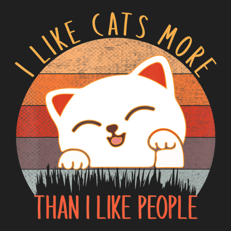 I Like Cats More Than People Cat Lover Ladies Polo Shirt by Ashraf Sarah | Artistshot