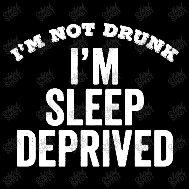 Not Drunk Sleep Deprived Funny Sleepy Mom Dad Student Gift Pocket T-Shirt by Gretchen Minnis | Artistshot