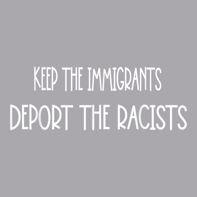 Keep Immigrants Deport The Racists Funny Novelty T Shirt Youth 3/4 Sleeve by michealamifflin | Artistshot