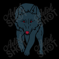 Intimidating Blue Wolf Youth Hoodie | Artistshot