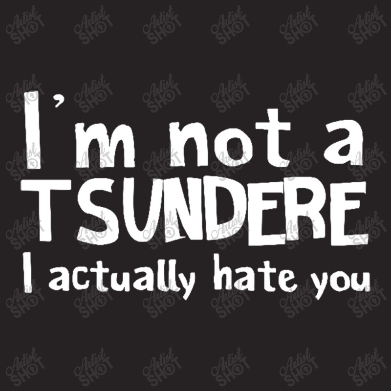 Im Not A Tsundere I Actually Hate You Vintage Cap by Gretchen Minnis | Artistshot