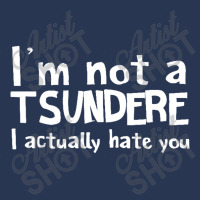 Im Not A Tsundere I Actually Hate You Men Denim Jacket | Artistshot