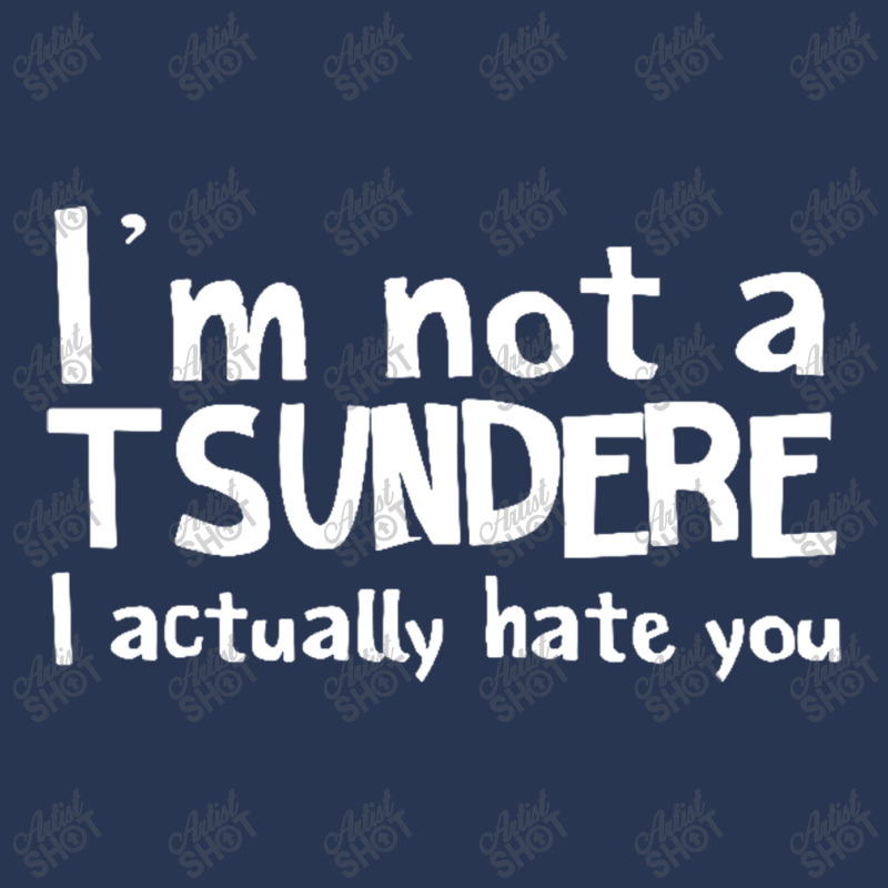 Im Not A Tsundere I Actually Hate You Men Denim Jacket by Gretchen Minnis | Artistshot