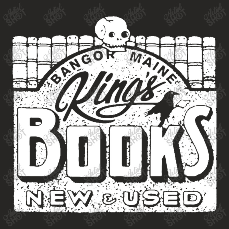 King Bookstore Maine Ladies Fitted T-Shirt by Gretchen Minnis | Artistshot