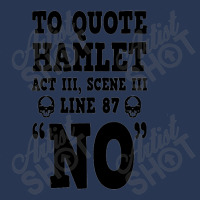 Hamlet Quote Funny Shakespeare Play Theater Humor Ladies Denim Jacket | Artistshot