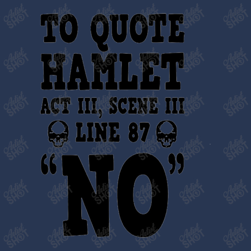 Hamlet Quote Funny Shakespeare Play Theater Humor Ladies Denim Jacket by Gretchen Minnis | Artistshot