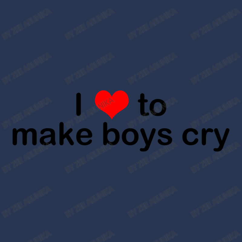 I Love To Make Boys Cry Ladies Denim Jacket | Artistshot