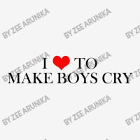 I Love To Make Boys Cry Scorecard Crop Tee | Artistshot