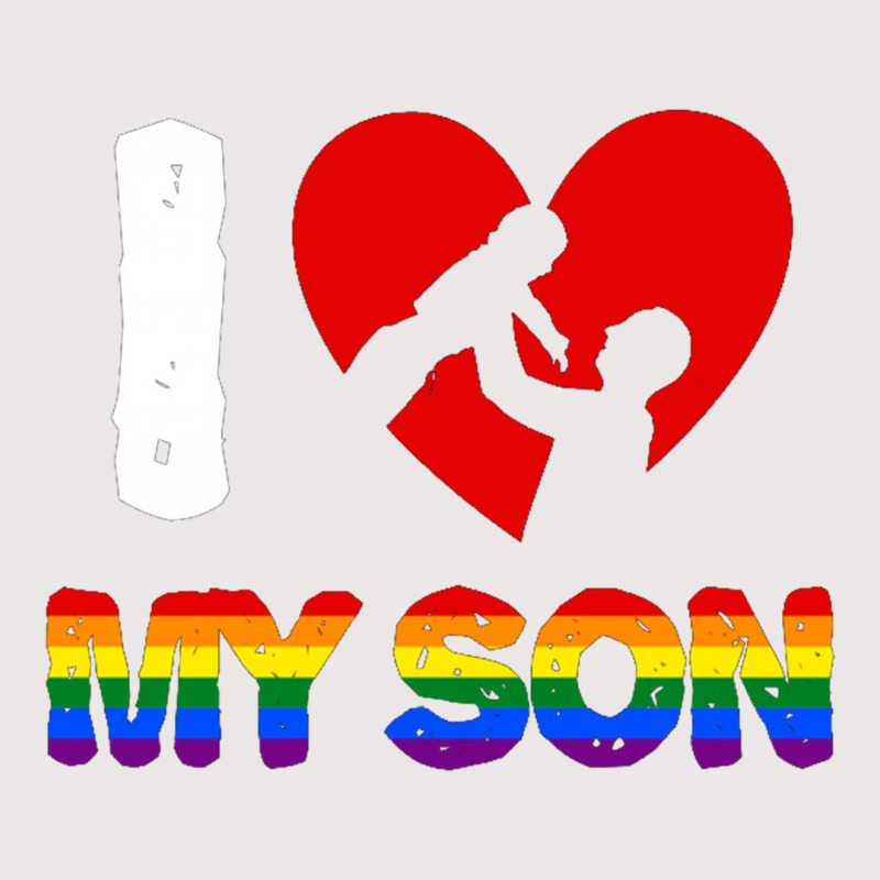 I Love My Son Father And Son For Dark Pocket T-shirt | Artistshot