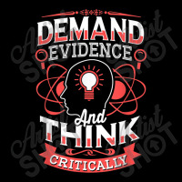 Science Demand Evidence And Think Critically Science Adjustable Cap | Artistshot