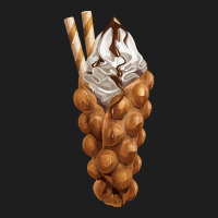 Bubble Waffle Ice Cream T  Shirt Egg Bubble Waffle Vanilla Ice Cream A Classic T-shirt | Artistshot