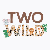 Wild Two Animal Safari 2nd Birthday Theme Family Boy Girl T Shirt T-shirt | Artistshot