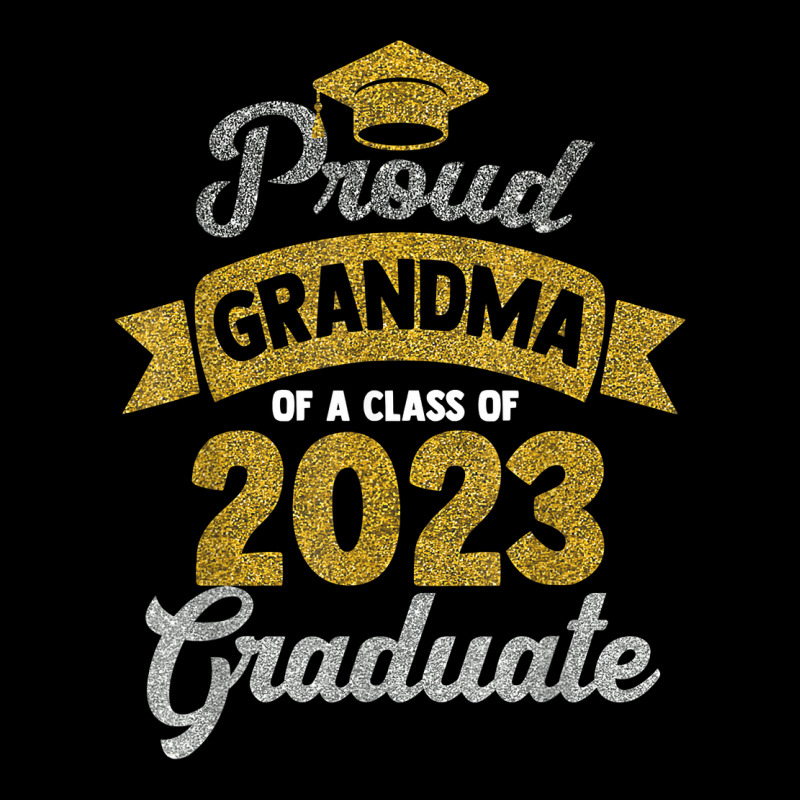 Women Proud Grandma Of A Class Of 2023 Graduate Senior 23 T Shirt Men's 3/4 Sleeve Pajama Set | Artistshot