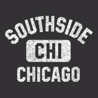 Womens Southside Chicago Chi Gym Style Distressed White Print V Neck T Vintage Short | Artistshot