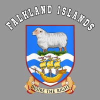 Womens Falkland Islands T Shirt Coat Of Arms Tee Flag Souvenir V Neck Women's V-neck T-shirt | Artistshot