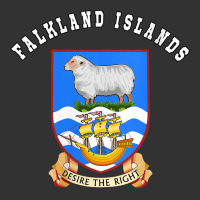 Womens Falkland Islands T Shirt Coat Of Arms Tee Flag Souvenir V Neck Baby Bodysuit | Artistshot