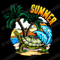 Coconut Tree With Surfboard Maternity Scoop Neck T-shirt | Artistshot