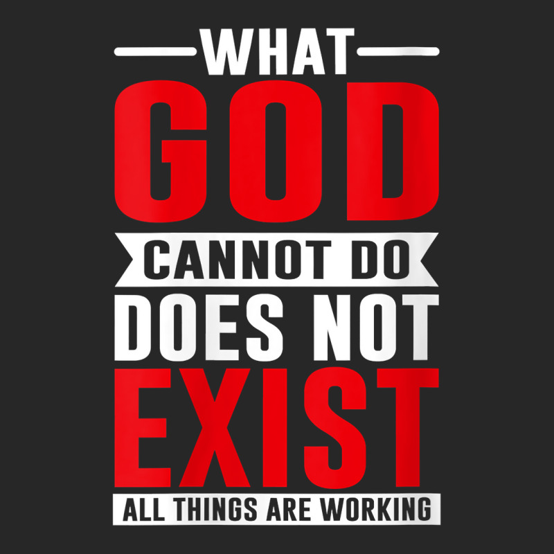 Womens What God Cannot Do Does Not Exist, Nsppd Prayer V Neck T Shirt Men's T-shirt Pajama Set | Artistshot