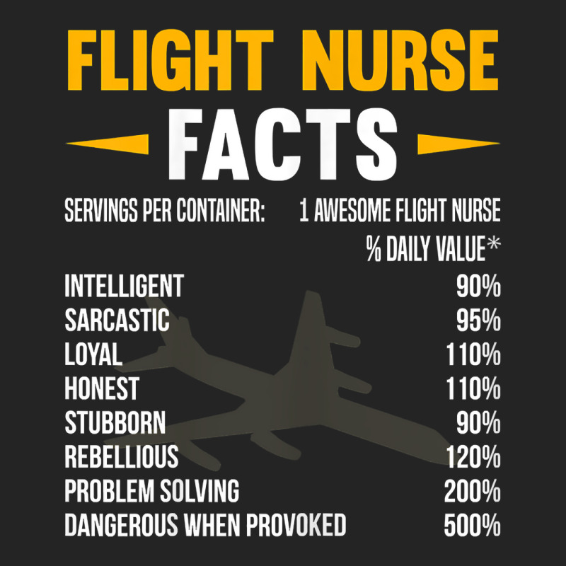 Womens Flight Nurse Facts T Shirt 3/4 Sleeve Shirt | Artistshot