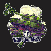 World Of Tanks St Patrick's Day Special Clover Shamrock T Shirt T-shirt | Artistshot