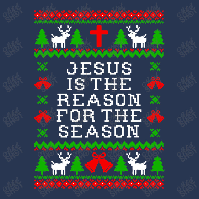 Peace Jesus Is The Reason For The Season Ugly Christmas Men Denim Jacket by criticizematter | Artistshot