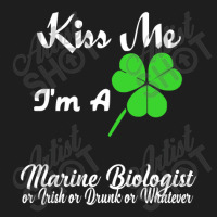 Kiss Me I'm A Marine Biologist Funny Classic T-shirt | Artistshot