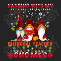 Teacher Hanging With My Bilingual Teacher Gnomes Ugly Xmas Matching 19 3/4 Sleeve Shirt | Artistshot