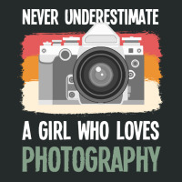 Amateur Photographer T Shirtvintage Photographer Girl Camera Photograp Women's Triblend Scoop T-shirt | Artistshot