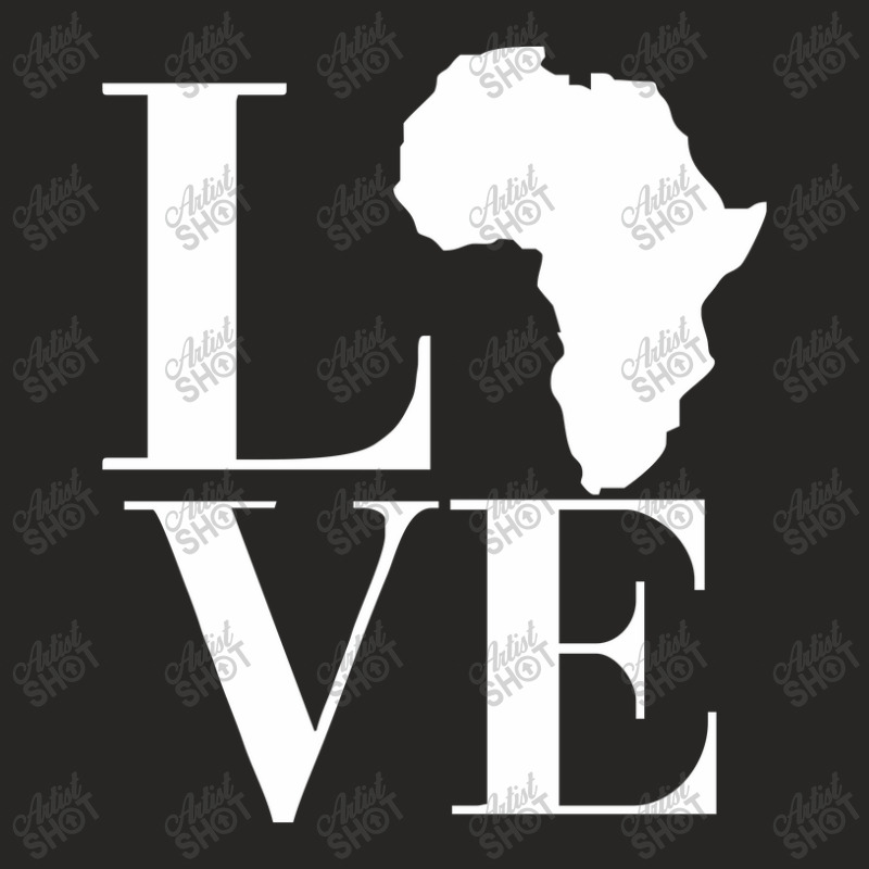 Love Africa Funny Ladies Fitted T-Shirt by heart eye | Artistshot