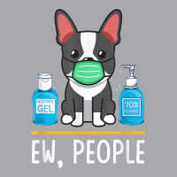 Boston Terrier Dog Face Mask Hand Sanitizer Funny Ew People T Shirt Youth 3/4 Sleeve | Artistshot