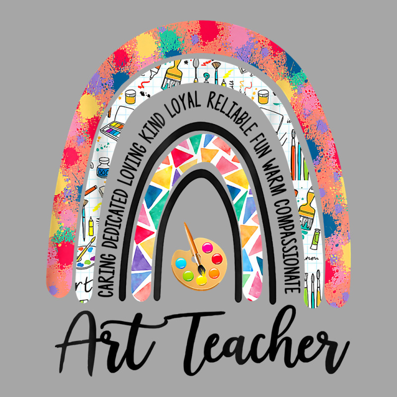 Art Teacher Boho Rainbow Caring Dedicated Loving Vintage T Shirt Toddler Sweatshirt by sav.anzoey | Artistshot