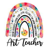 Art Teacher Boho Rainbow Caring Dedicated Loving Vintage T Shirt Toddler T-shirt | Artistshot