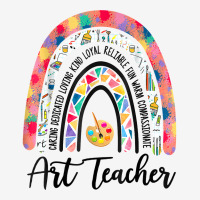 Art Teacher Boho Rainbow Caring Dedicated Loving Vintage T Shirt Toddler 3/4 Sleeve Tee | Artistshot