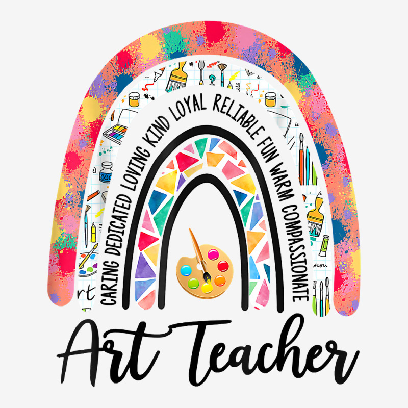 Art Teacher Boho Rainbow Caring Dedicated Loving Vintage T Shirt Toddler 3/4 Sleeve Tee by sav.anzoey | Artistshot