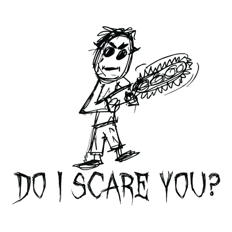 Do I Scare You Halloween Costume Word Design T Shirt V-neck Tee | Artistshot