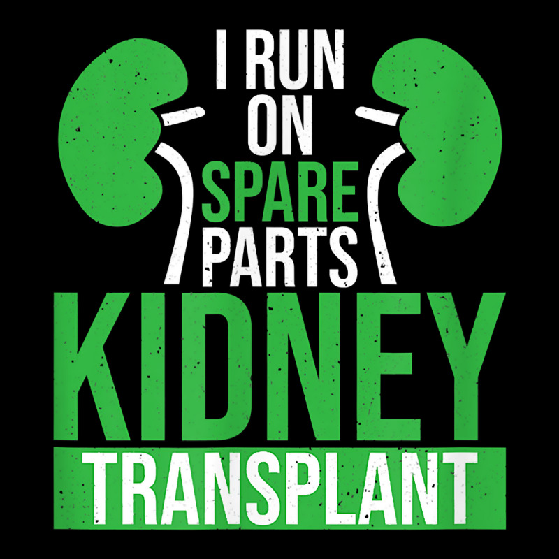 I Run On Spare Parts Kidney Transplant Organ Donation T Shirt Cropped Hoodie by donatoherrigpwj | Artistshot