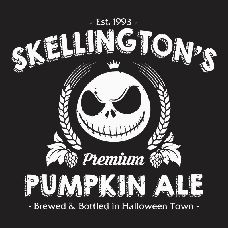 Skellington's Pumpkin Ale T-shirt | Artistshot