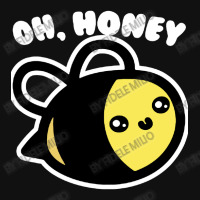 Oh Honey Bee Parody Silver Rectangle Keychain | Artistshot