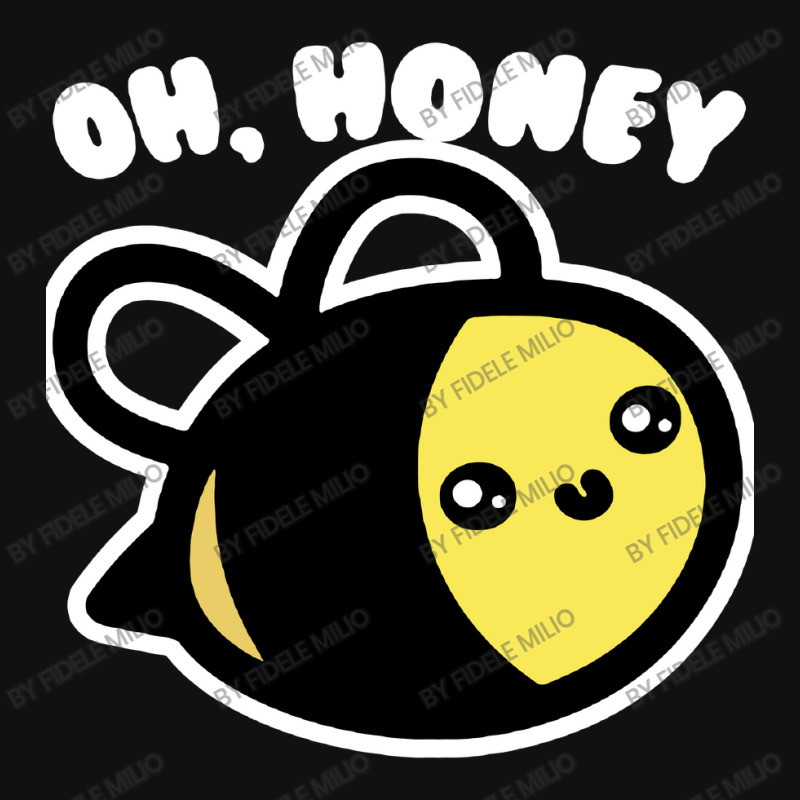 Oh Honey Bee Parody Silver Rectangle Keychain | Artistshot