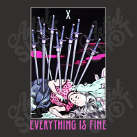 Ten Of Swords Everything Is Fine Champion Hoodie | Artistshot