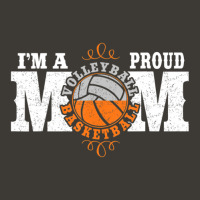 I'm A Proud Basketball Volleyball Mom Combined Sports Bucket Hat | Artistshot