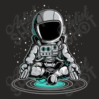 Astronaut Meditation Ladies Fitted T-shirt | Artistshot