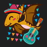 Pterosaur Dinosaur Cinco De Mayo T  Shirt Funny Pterosaur Dinosaur Cin T-shirt | Artistshot