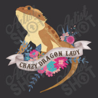 Crazy Dragon Lady Vintage Hoodie | Artistshot