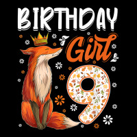 Fox Animal Lovers 9th Birthday Girl Fox B Day 9 Year Old T Shirt Men's 3/4 Sleeve Pajama Set | Artistshot