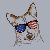 Australian Cattle Dog In Glasses Tee T Shirt Tshirt Tank Top Tank Dress | Artistshot