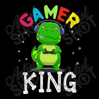 Thanksgiving Gamer King Trex Dinosaur Playing Video Games Kid Boys Gam Youth Sweatshirt | Artistshot